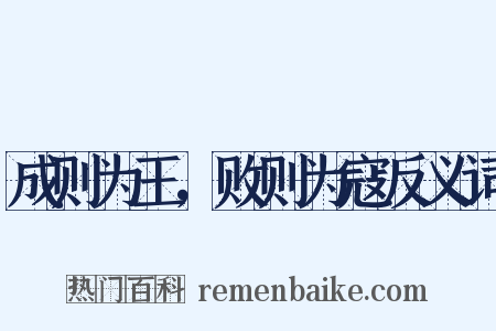 成则为王，败则为寇反义词是什么意思的图片